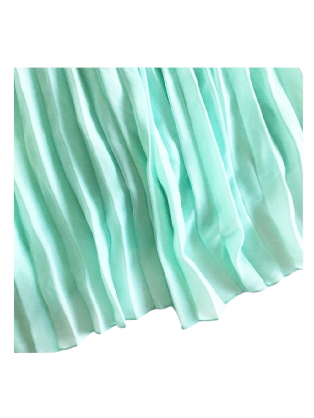 new Molly Bracken ❃ Pleated High Neck Chiffon Mini Sun Dress ❃ Baby Blue ❃ M L ❃ - Picture 8 of 16